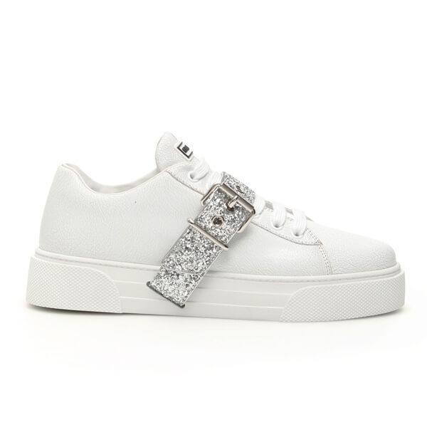 ミュウミュウ スニーカー コピー 厚底 sneaker with glitter strap201113BA18